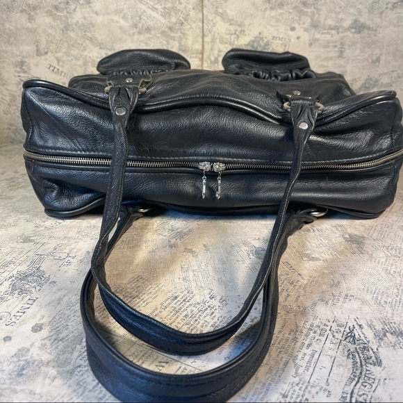 MAELEE Diaper Leather Bag Purse Baby Bag - Picture 6 of 12